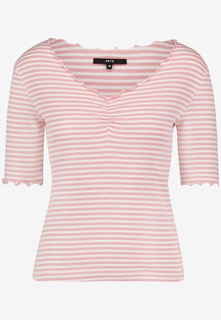 Shirt gestreift mit Raffung
