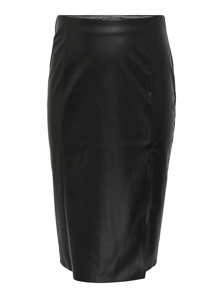 CARMIA FAUX LEATHER LONG SKIRT OTW CARMIA FAUX LEATHER LONG SKIRT OTW