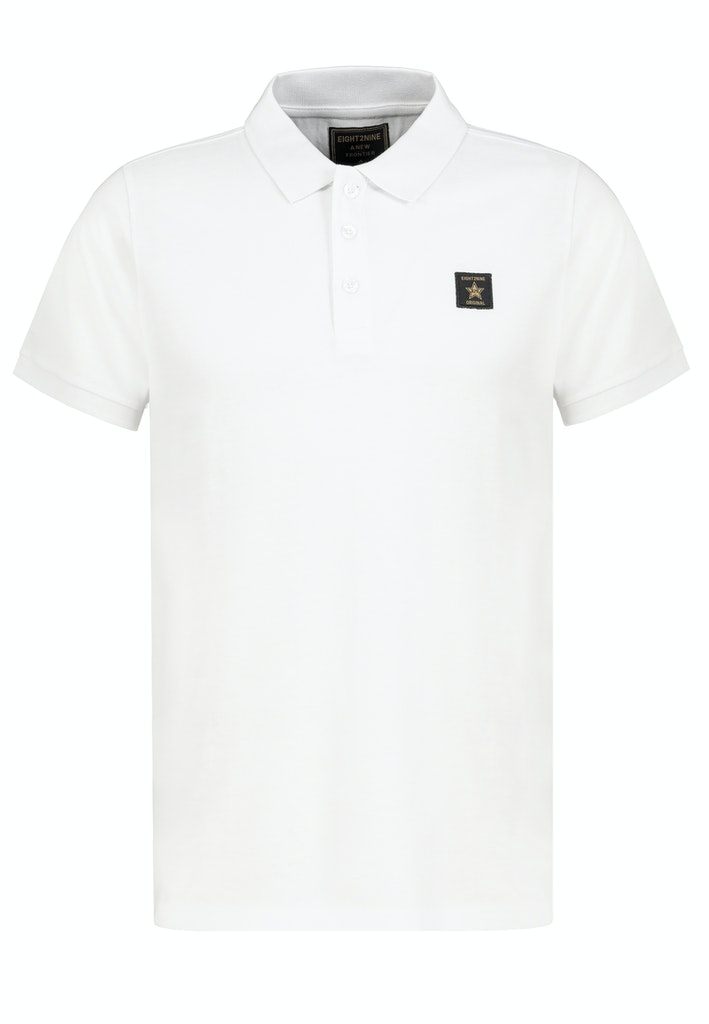 HAKA Polo-Shirt,kurzarm,Umlegekragen,Knopfleiste,RT länger,Schlitze an Seitennähten,Nackenspiegel,Woven badge auf Brust
