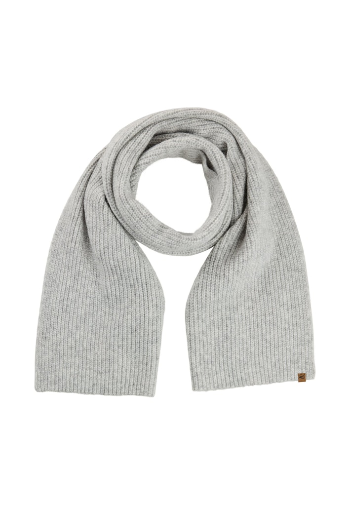 Schal aus weichem Materialmix