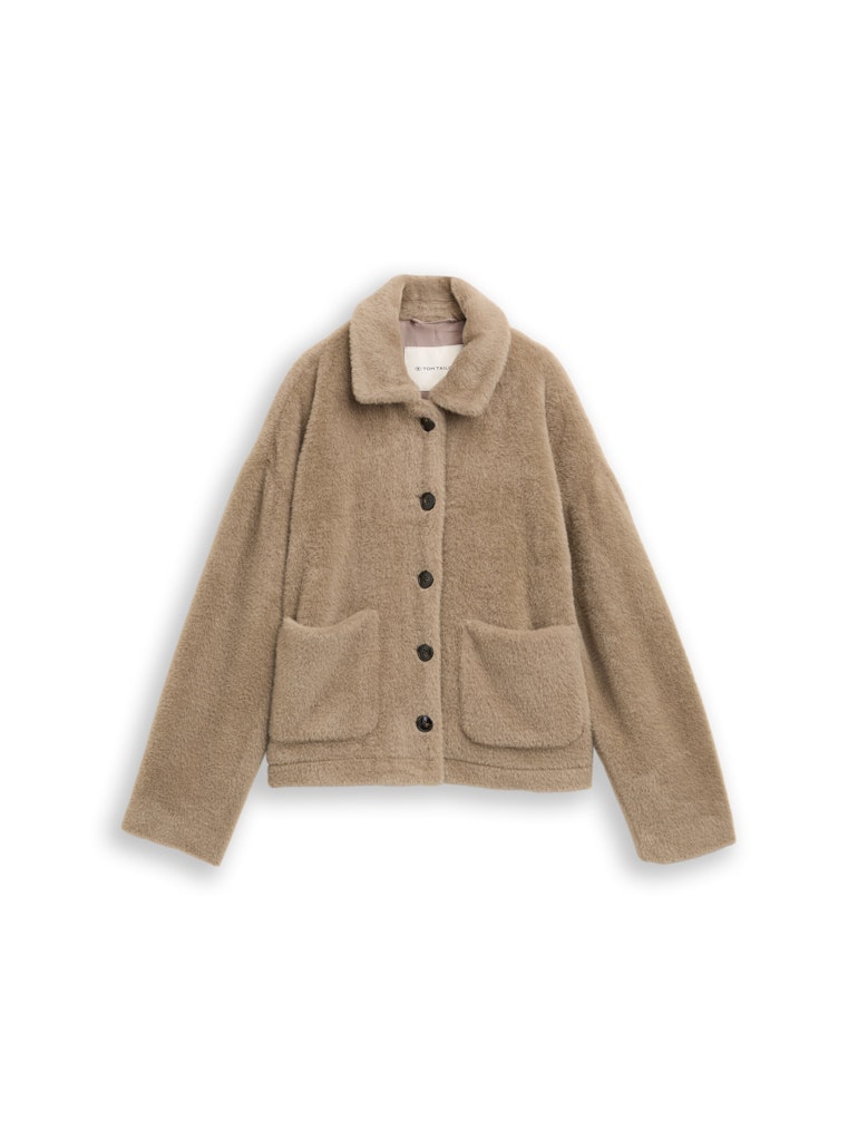 Jacke mit aufgesetzten Taschen