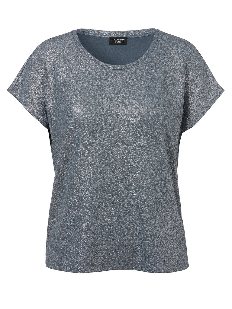 T-Shirt Rundhals 1/2 Arm Druck
