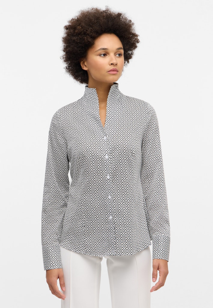 Bluse Satingewebe Langarm Bluse Satingewebe Langarm