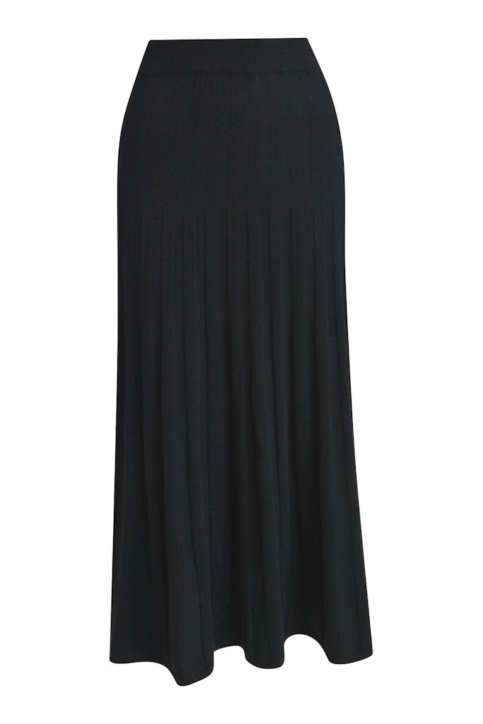 Normal fitted Skirt with knitted pleats Normal fitted Skirt with knitted pleats