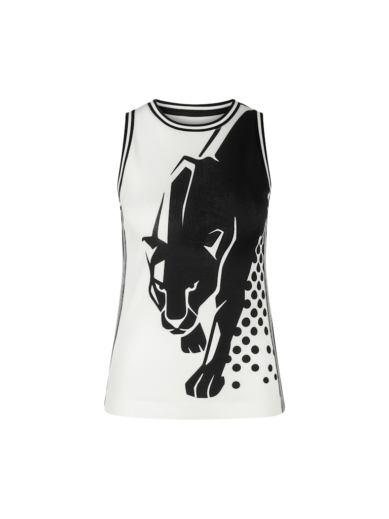 Ärmelloses Top mit Panther-Print Ärmelloses Top mit Panther-Print