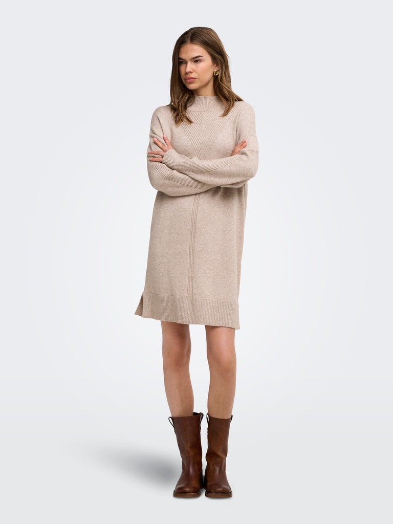 ONLPRINCESS LS HIGHNECK DRESS KNT