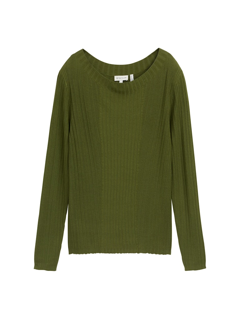 Strickpullover mit Rippstruktur Strickpullover mit Rippstruktur