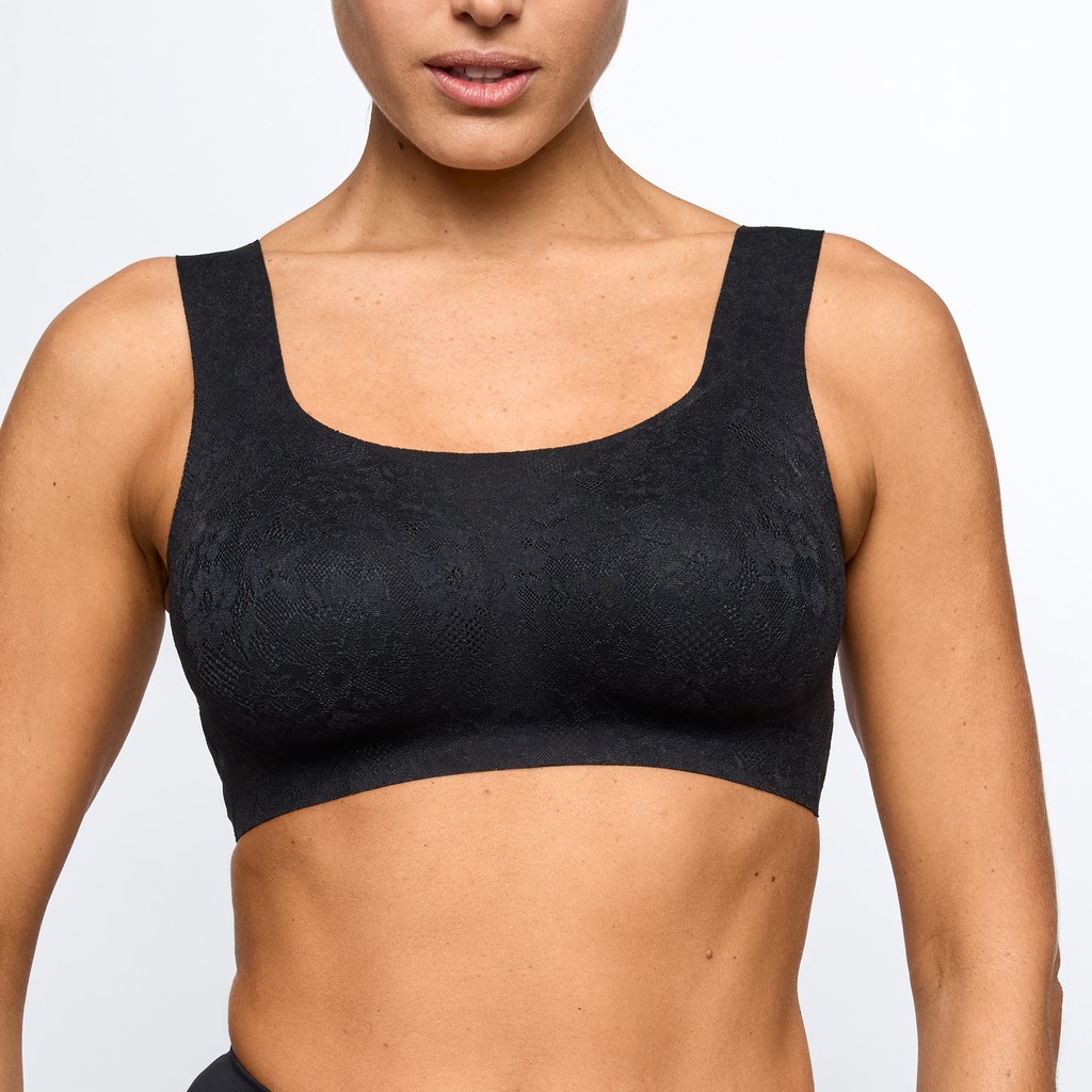 SOFT STUDIO schwarz unterlegtes Bralette