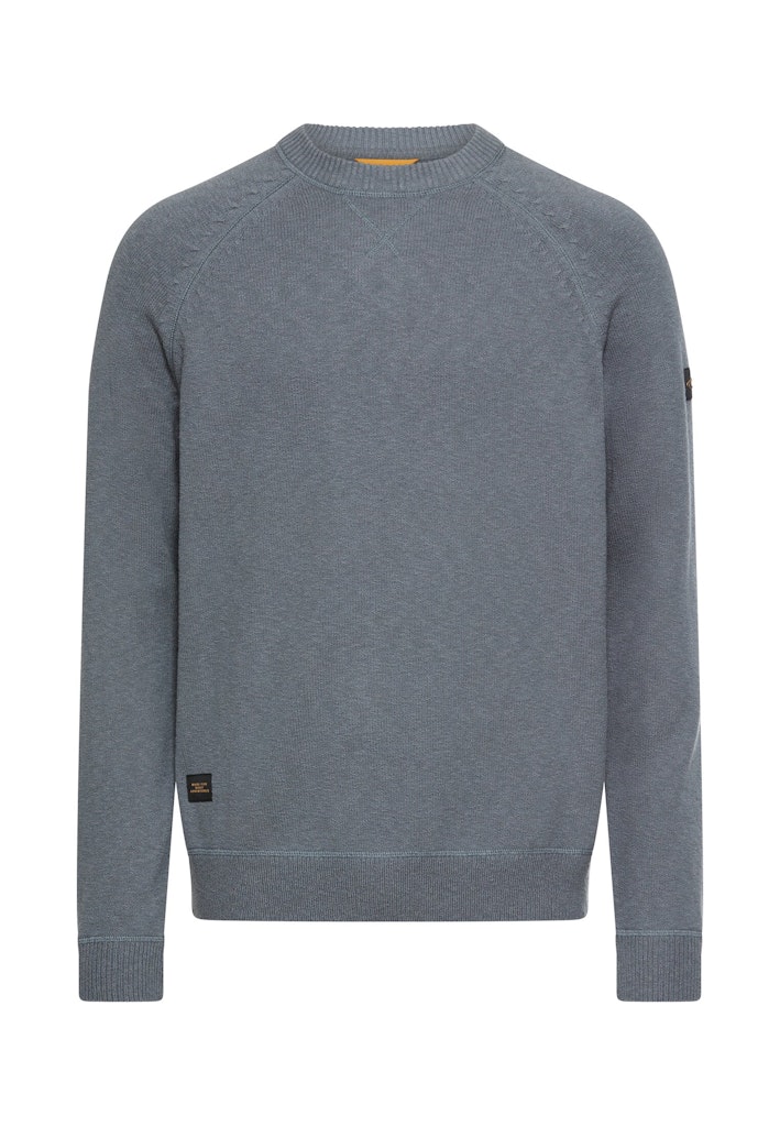 Strickpullover mit Rundhalsausschnitt