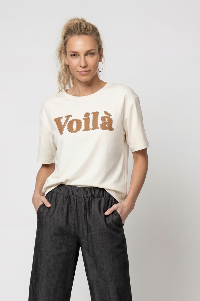 T-Shirt mit Schriftzug