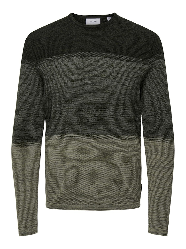 ONSPANTER REG 12 STRUC CREW KNIT NOOS