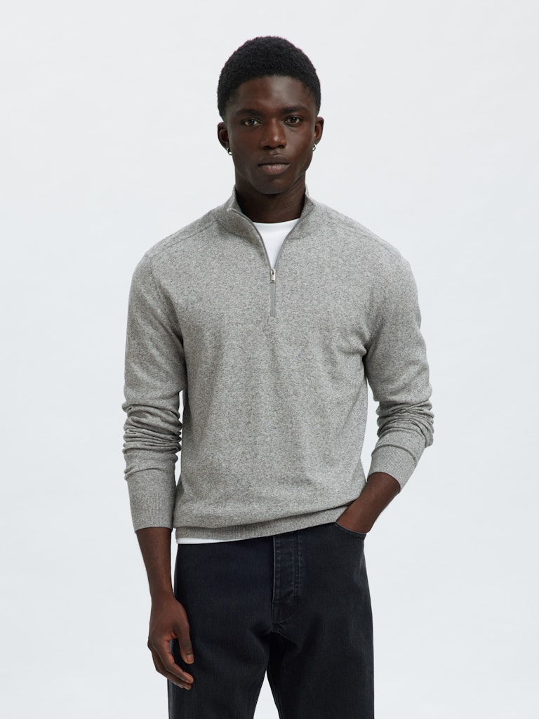 SLHBERG LS HALF ZIP NOOS