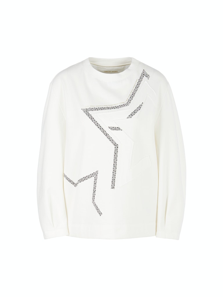 Sweatshirt mit Sternen-Applikation Sweatshirt mit Sternen-Applikation