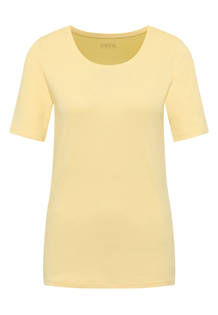 T-Shirt in Unifarbe