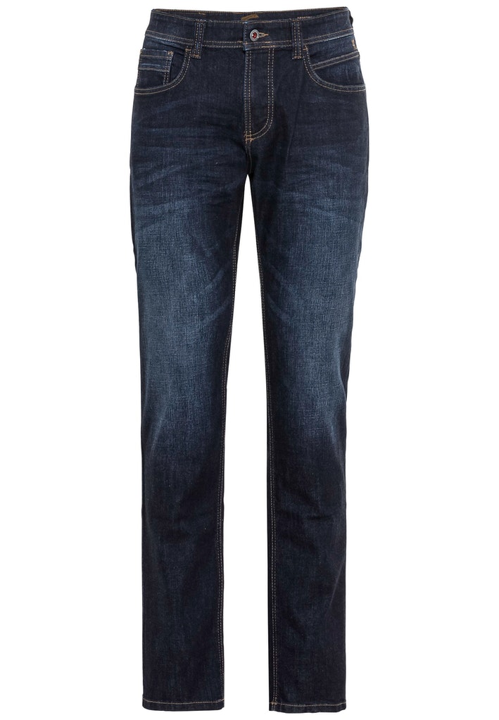 Regular Fit Jeans mit C-Logo aus Baumwolle