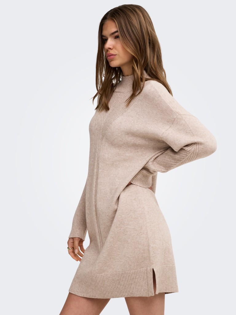 ONLPRINCESS LS HIGHNECK DRESS KNT