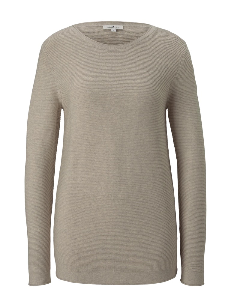 Strickpullover mit Bio-Baumwolle