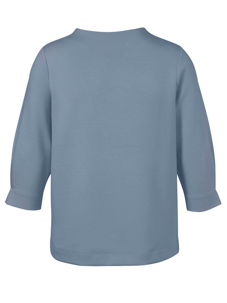 Sweatshirt Kelchkragen 3/4 Arm