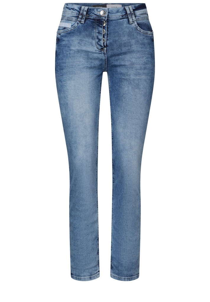 Jeans mit Turn-Up Detail