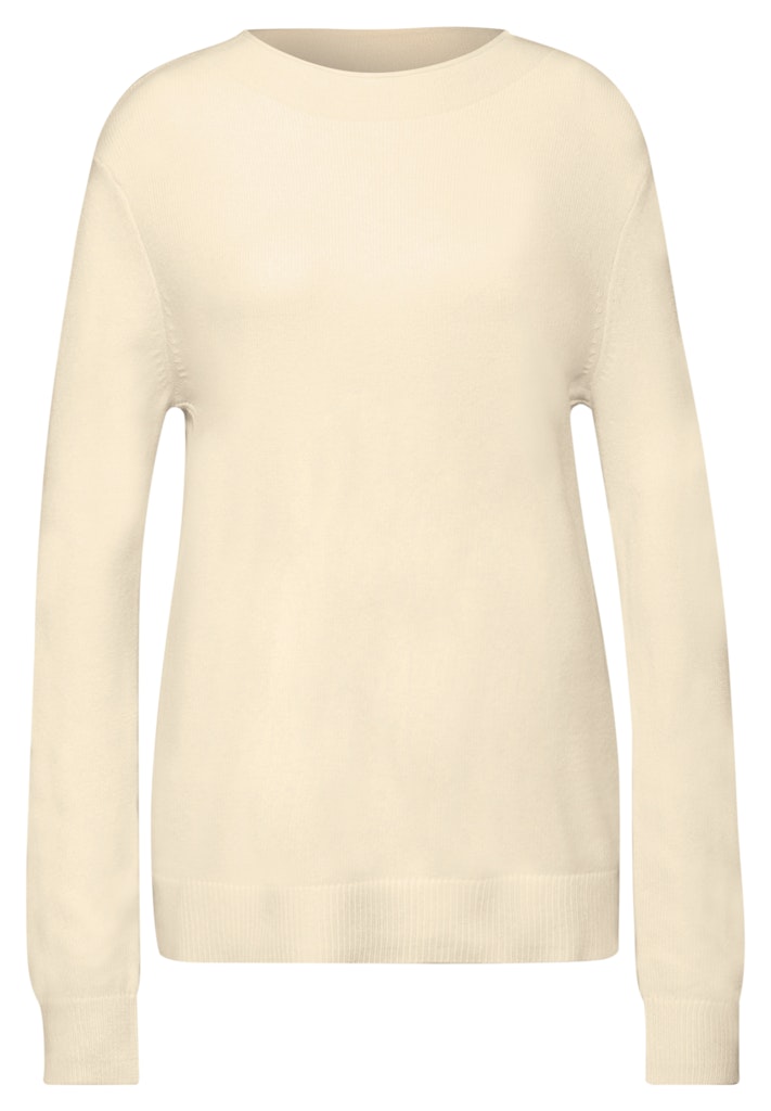 Pullover mit Rollkante Pullover mit Rollkante