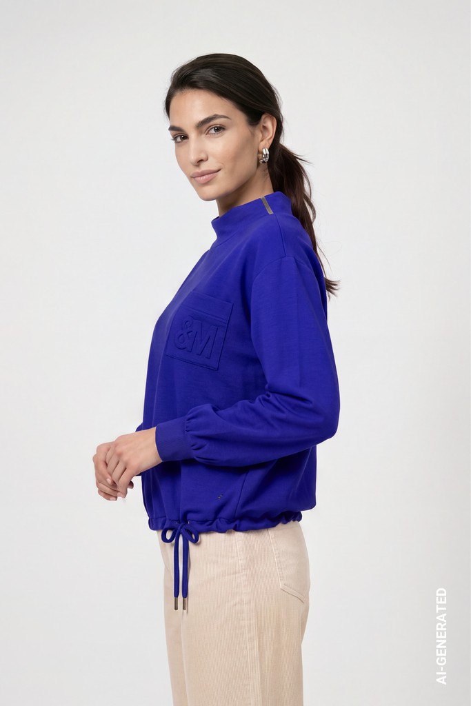 Sweatshirt mit Schmuckdetail