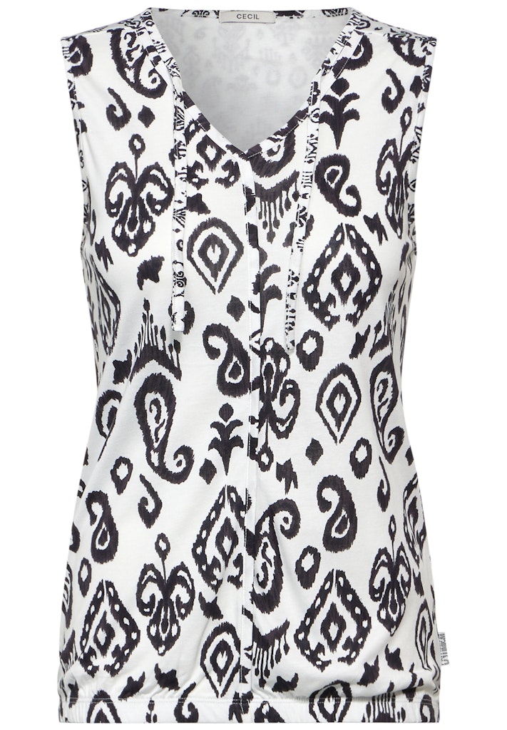 Top mit Ornament Print Top mit Ornament Print