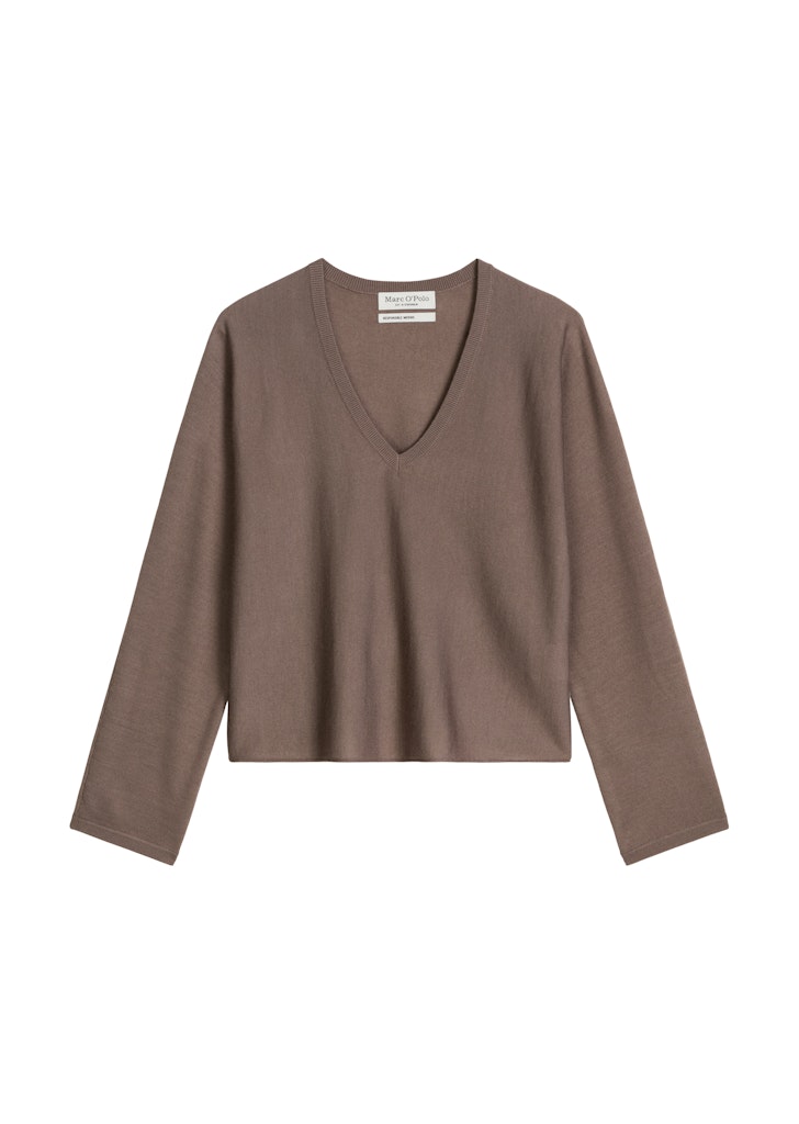 V-Neck-Pullover oversize
