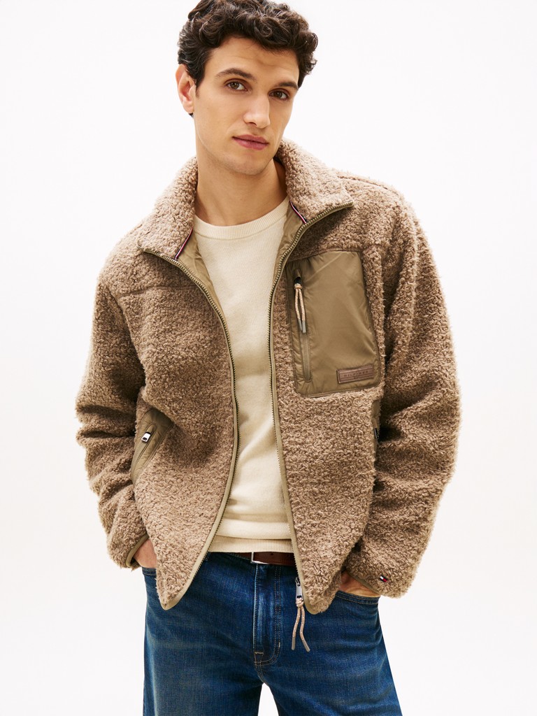 TEDDY FLEECE ZIP THROUGH