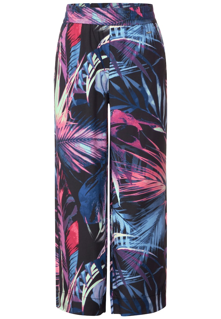 Casual Fit Hose mit Print Casual Fit Hose mit Print