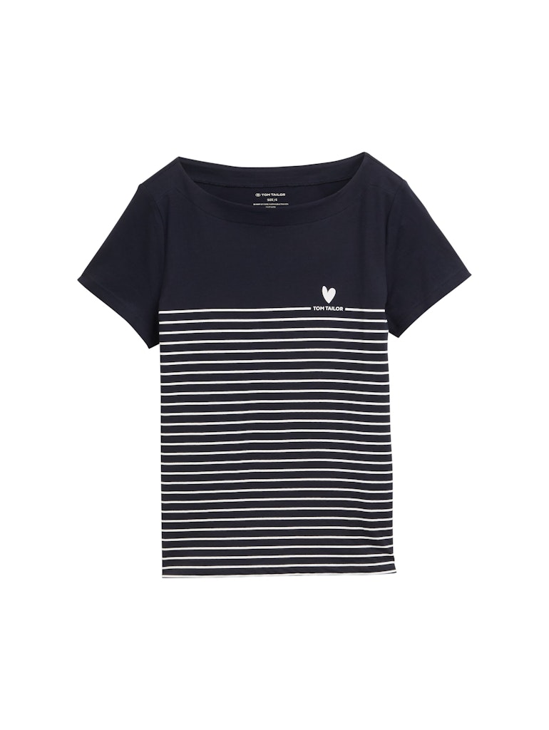 T-Shirt mit Streifenmuster