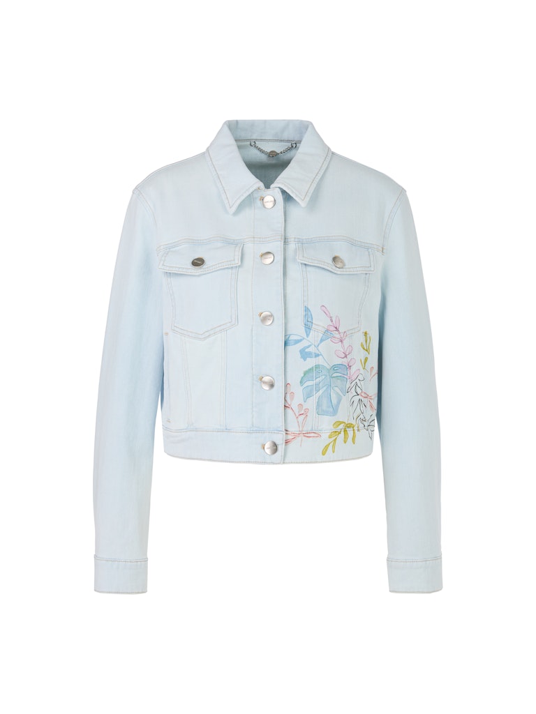Bleached Jeansjacke "Rethink Together"