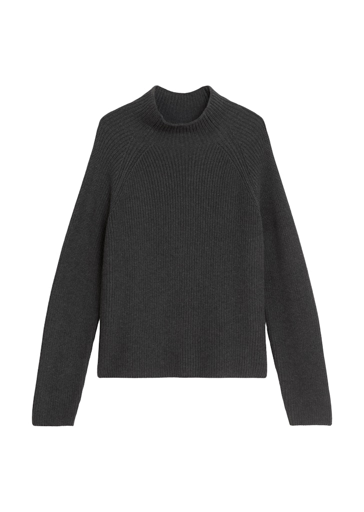 Pullover, longsleeve, stand-up collar