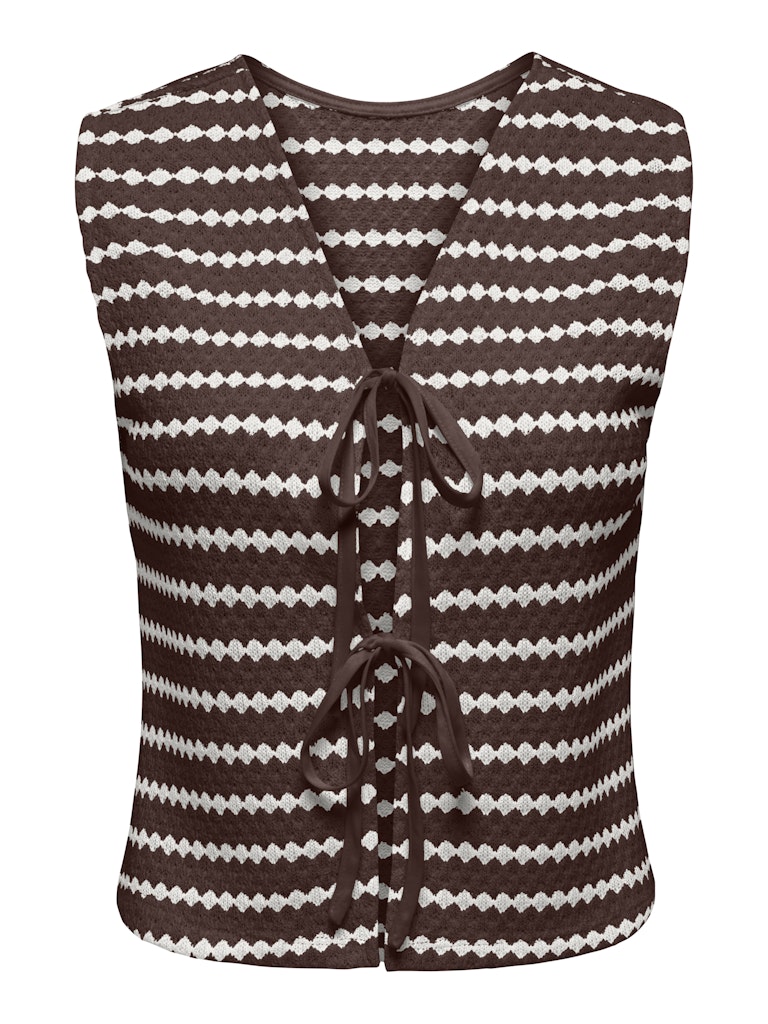 ONLEVA S/L SHORT STRIPE VEST JRS