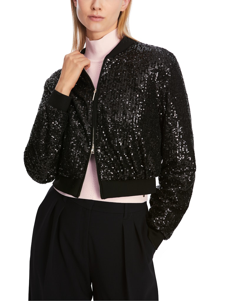 Blouson-Jacke aus Wolle und Kaschmir