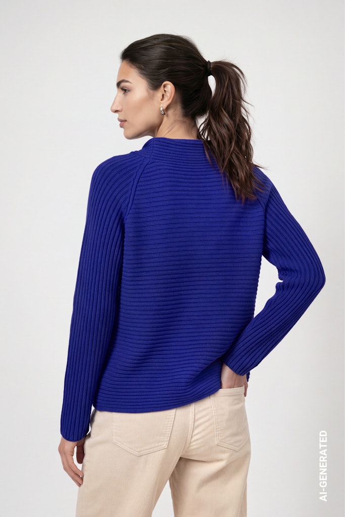 Pullover mit Rippenstruktur