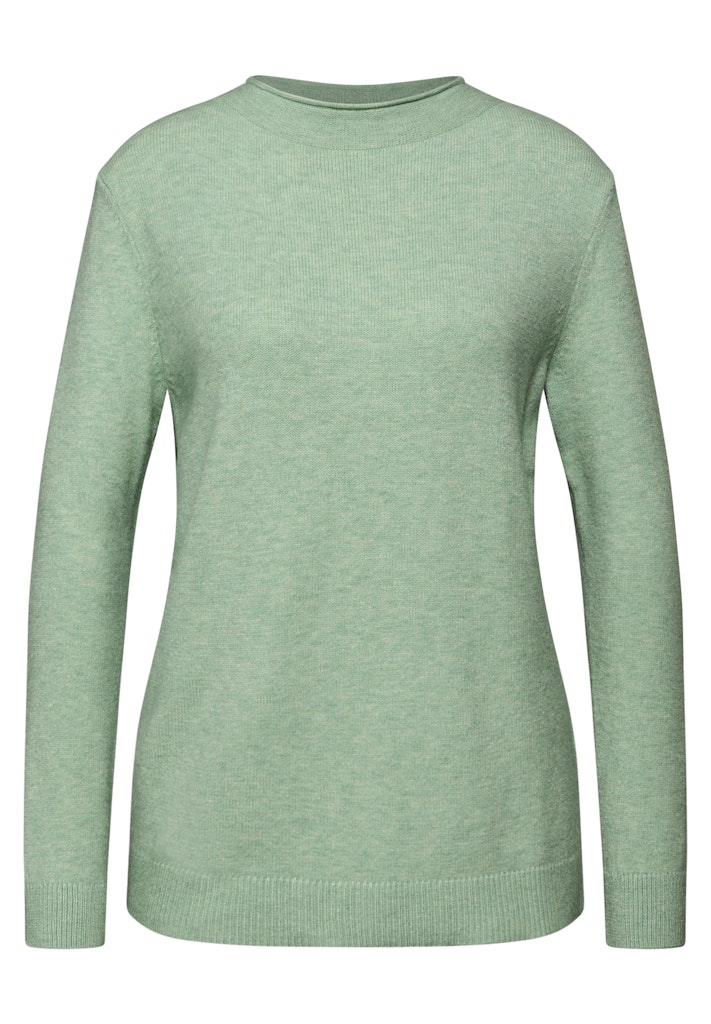 Pullover mit Rollkante Pullover mit Rollkante