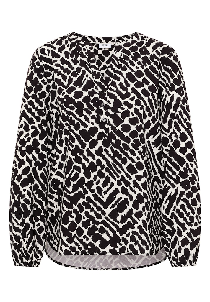 Gemusterte Bluse