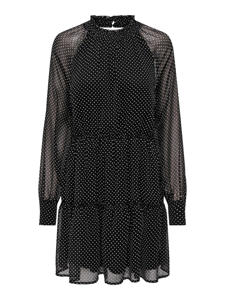 ONLISABELLA LS SHORT HIGHNECK DRESS WVN