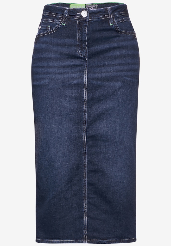 Midi Jeansrock