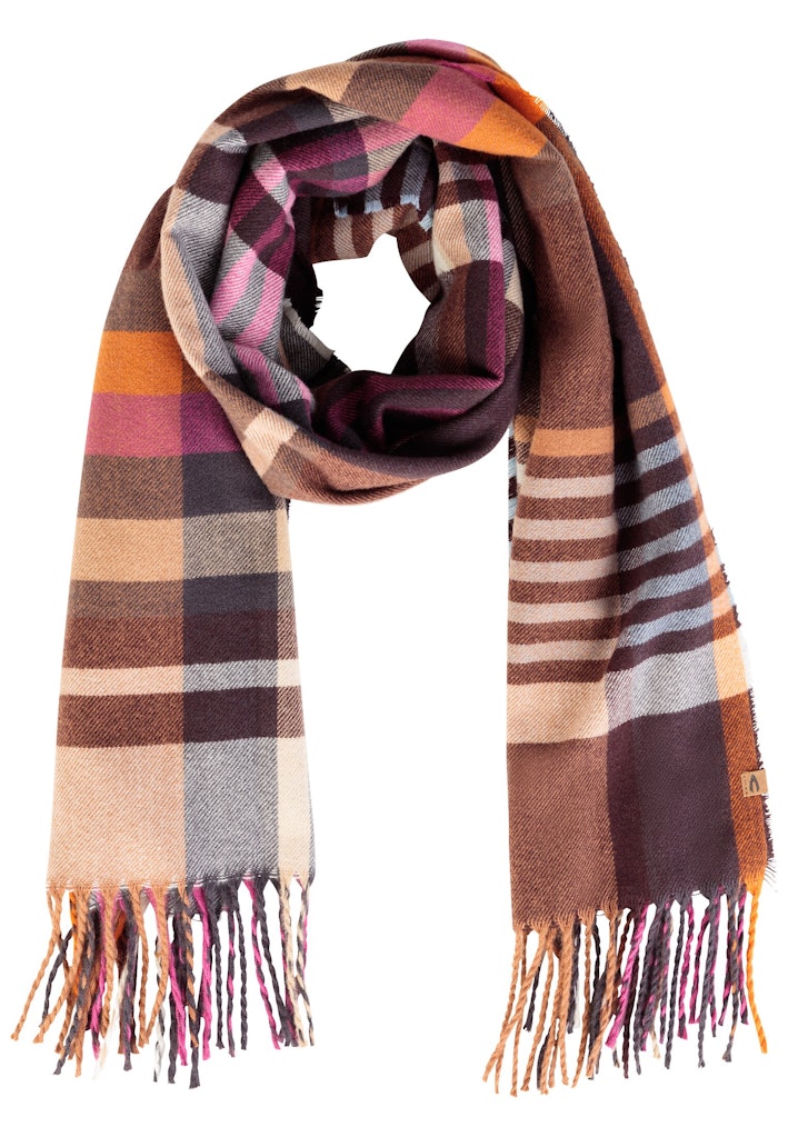 Weicher Schal im Karomuster Weicher Schal im Karomuster