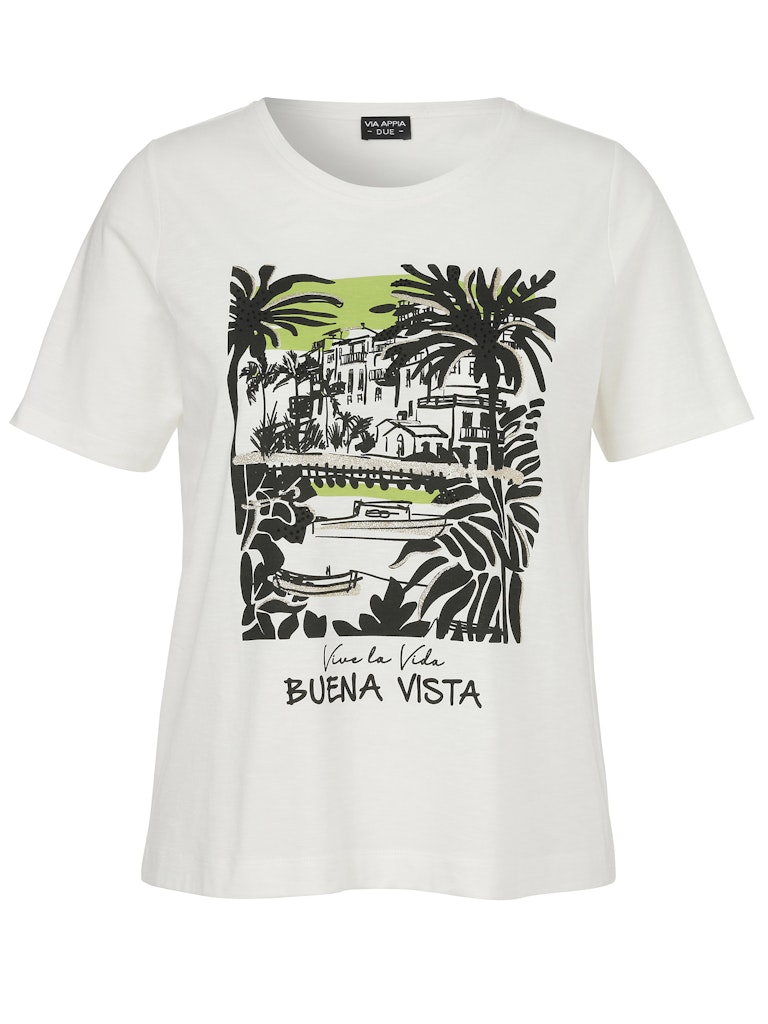 T-Shirt Rundhals 1/2 Arm Motiv