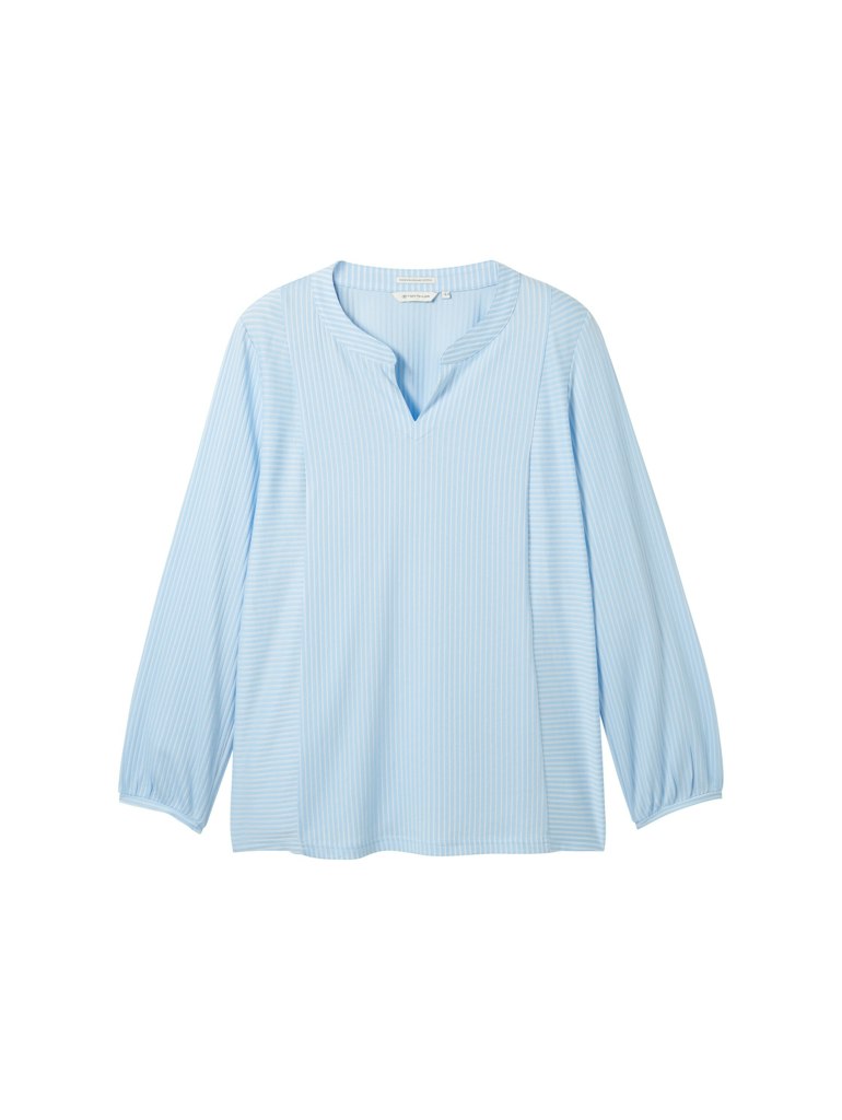 Plus Size - Blusenshirt mit Streifenmuster