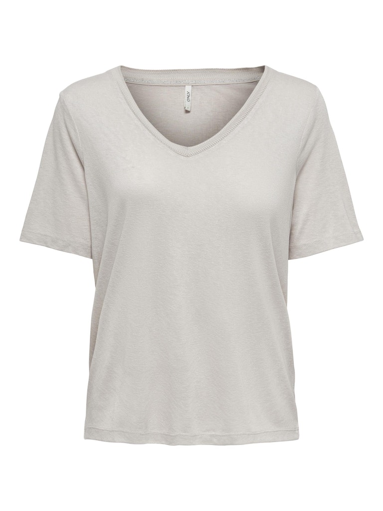 ONLELISE S/S V-NECK TOP JRS NOOS