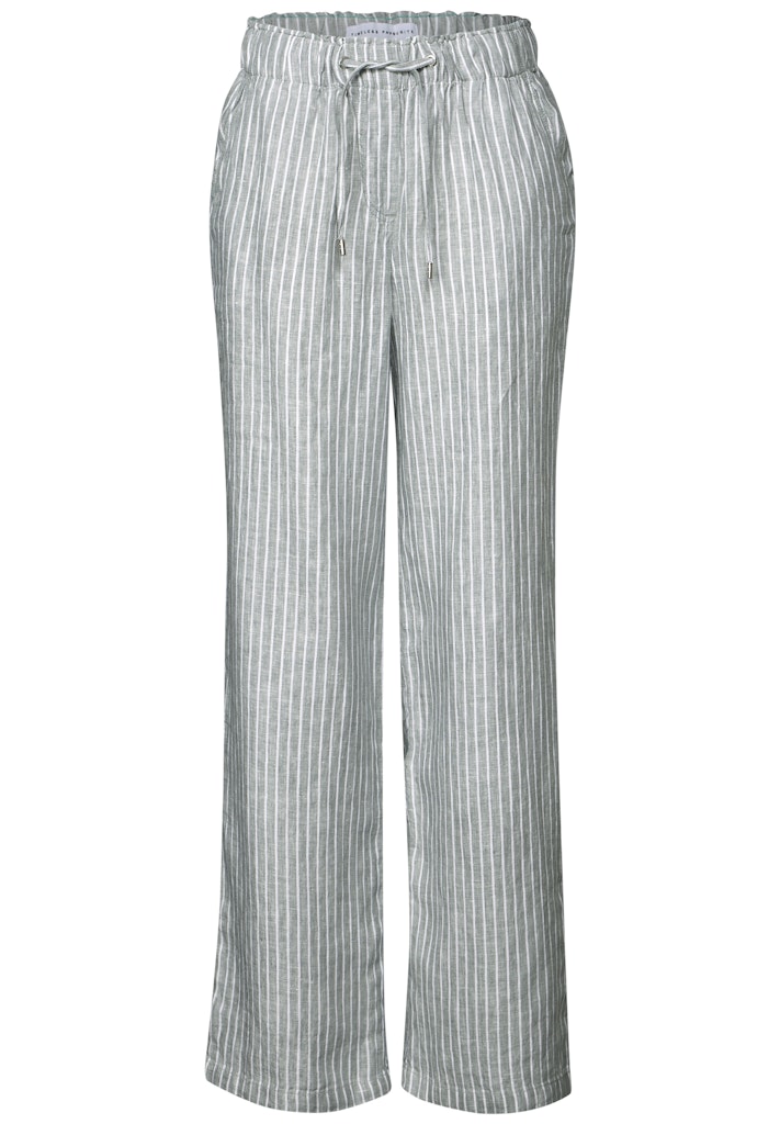 Wide Leg Leinenhose