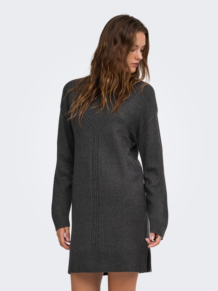 ONLPRINCESS LS HIGHNECK DRESS KNT