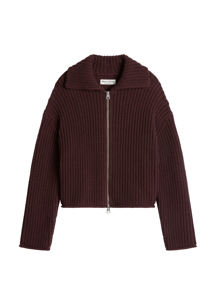 Zip-Cardigan loose