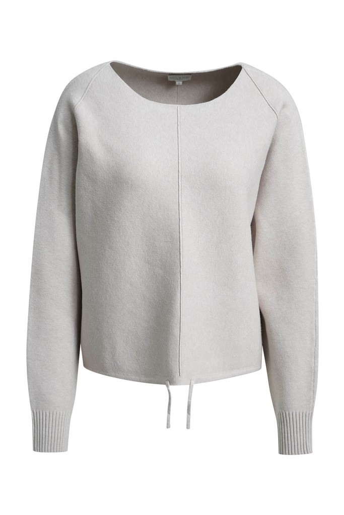 Raglan Sweater with tunnel at hem