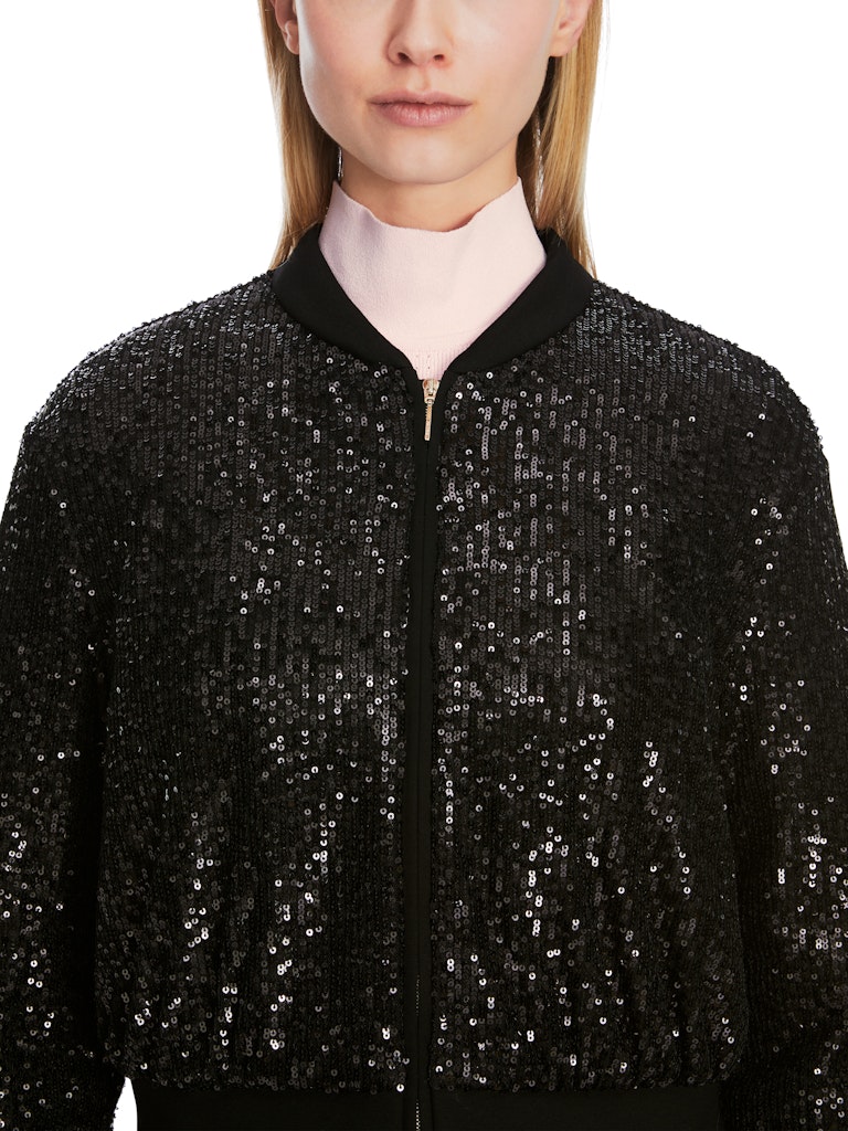 Blouson-Jacke aus Wolle und Kaschmir