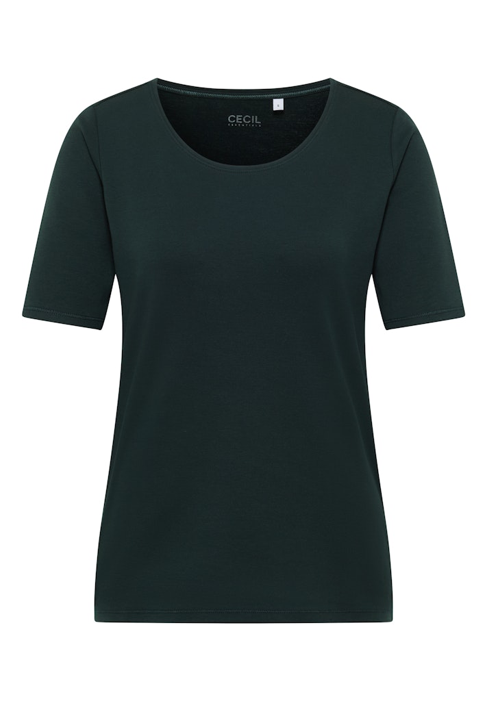 T-Shirt in Unifarbe