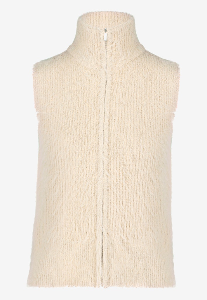 Strickweste mit Reißverschluss